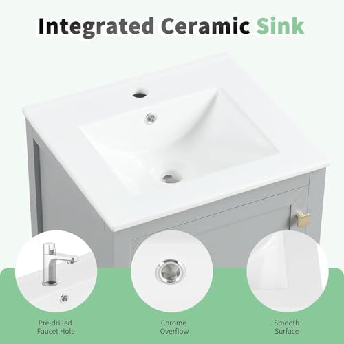 Bellemave 20-inch Bathroom Vanity with view 5