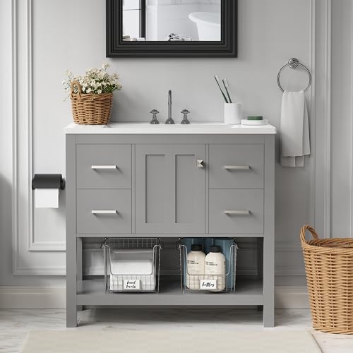 36" Bathroom Vanity with Single