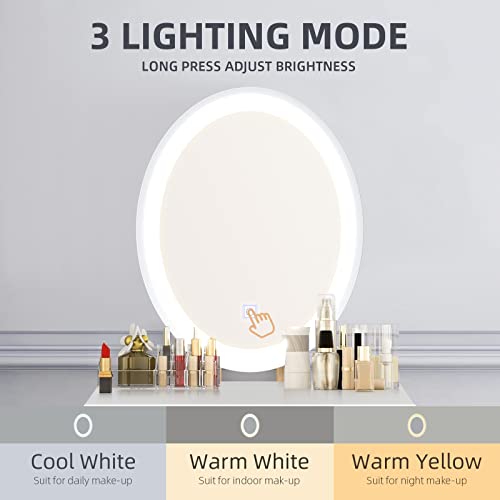 YOURLITE Makeup Vanity Table Set view 5