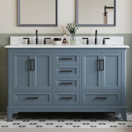 DELUXE LIVING 60 Inch Bathroom Vanity