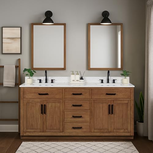XWNE 72-inch Dark Walnut Bathroom view 4