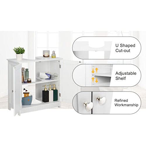 MEZHI Under Sink Vanity Cabinet view 4