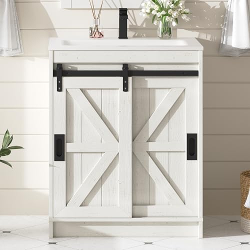 AMERLIFE 24'' Farmhouse Bathroom Vanity
