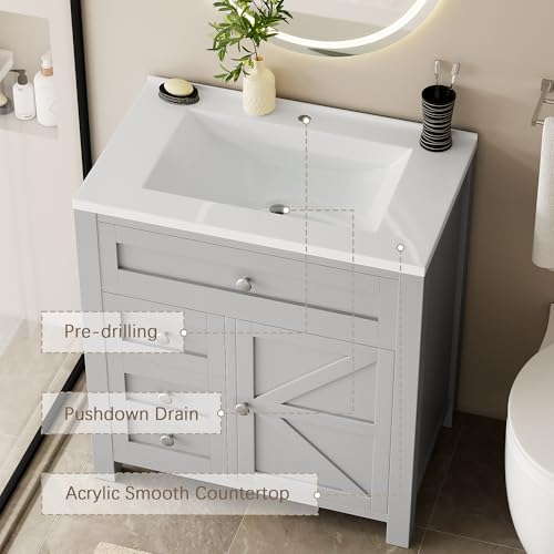 Shahoo 30" Bathroom Vanity with view 5