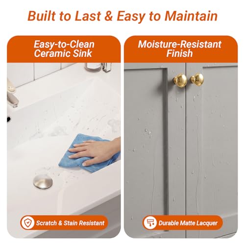 LDarqeer 30 Inch Freestanding Bathroom view 4