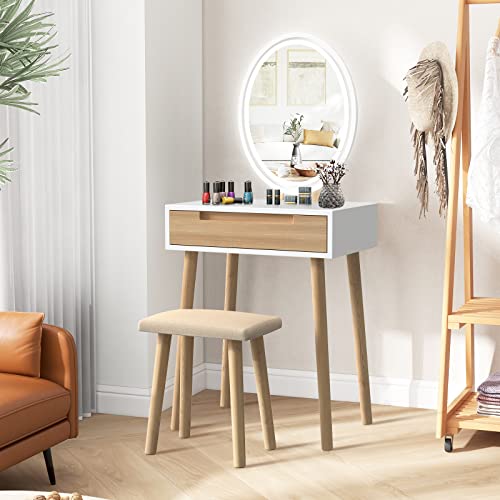 YOURLITE Makeup Vanity Table Set view 2