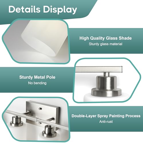 Ascher Bathroom Light Fixtures 4-Light view 5