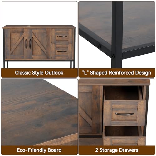 YOURLITE Bathroom Vanity 36" Farmhouse view 4