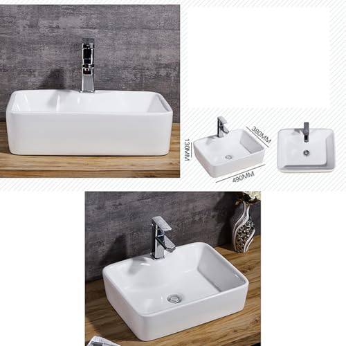 WYRNOBRX Basin Sink Bathroom Vessel view 2