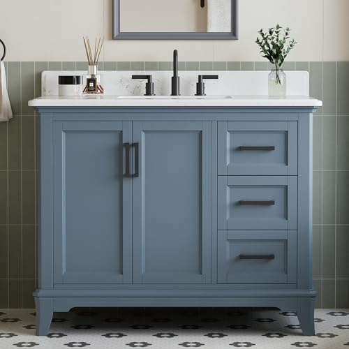 DELUXE LIVING 42 Inch Bathroom
