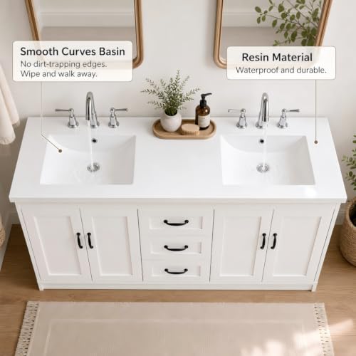 Nordee Axio 60'' Bathroom Vanity view 3