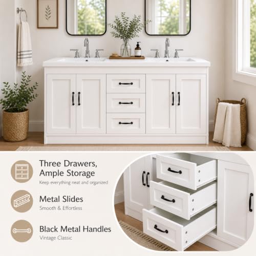 Nordee Axio 60'' Bathroom Vanity view 4