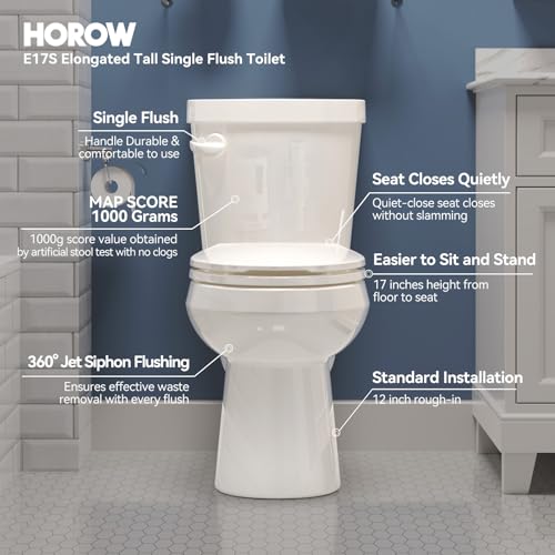 HOROW 17 Inch High Elongated view 2