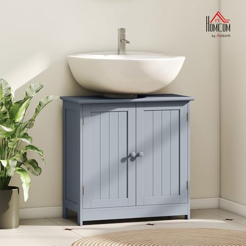HOMCOM Under Sink Bathroom Cabinet view 2