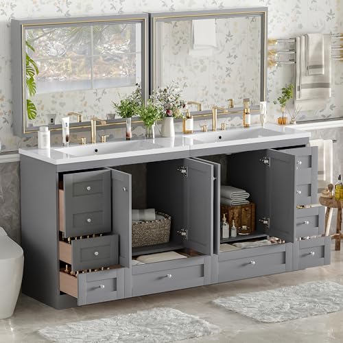 SOFTSEA 72 Inch Double Sink view 3