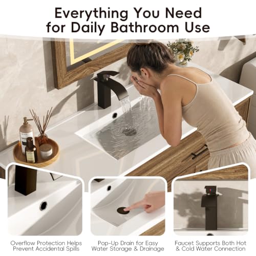 St.Mandyu 48" Bathroom Vanity w/Sink view 3