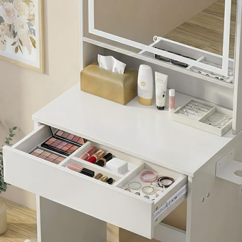 RIHHA Small Vanity Desk with view 3