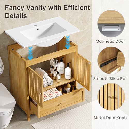 ELEVACHIC 30" Bathroom Vanity with view 5