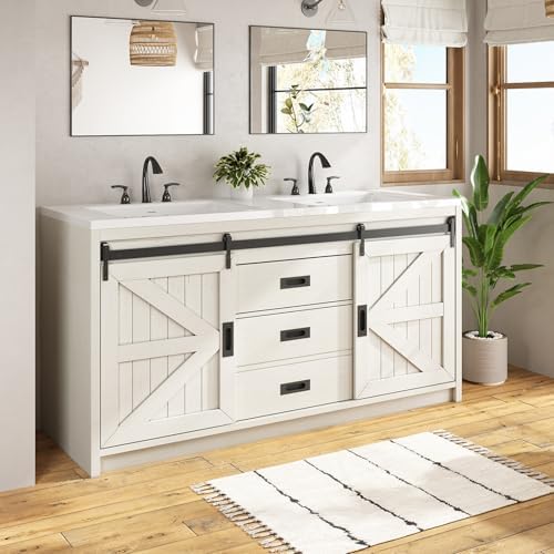 LUXOAK 60 Inch Farmhouse Sliding