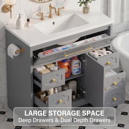 YESHOMY 36 Inch Bathroom Vanity view 4