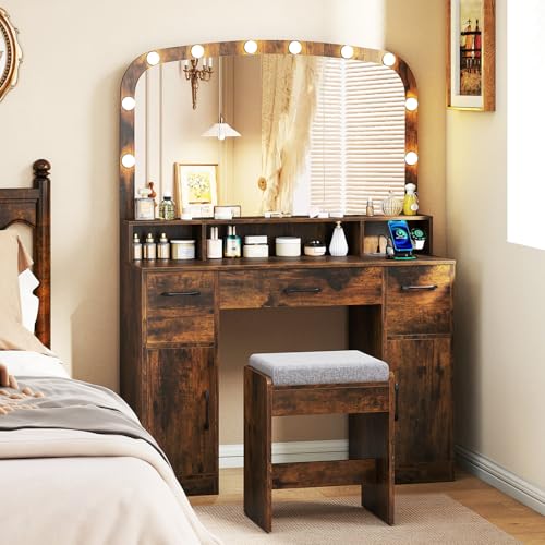 CHARMAID Large Vanity Desk with