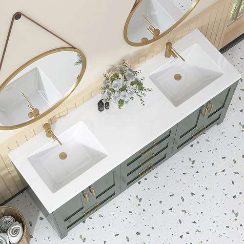 72 x 22 White Vanity