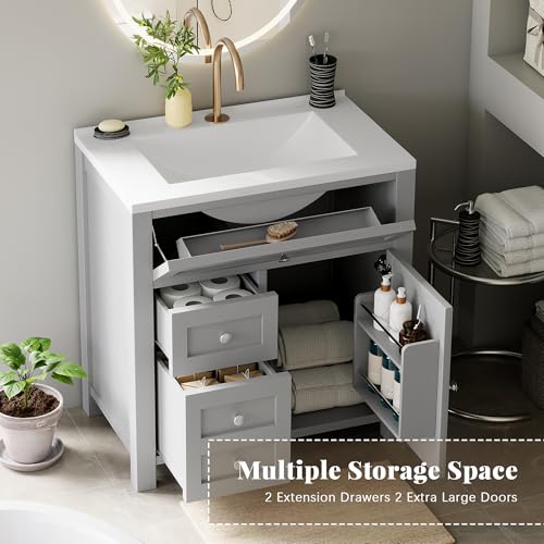 Shahoo 30" Bathroom Vanity with view 3