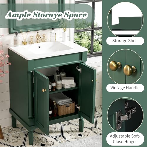 Merax 24" Bathroom Vanity with view 5