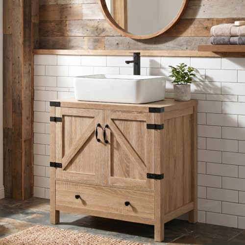SOLIDEE 28" Natural Color Bathroom