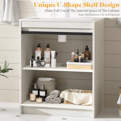 AMERLIFE 24'' Farmhouse Bathroom Vanity view 5