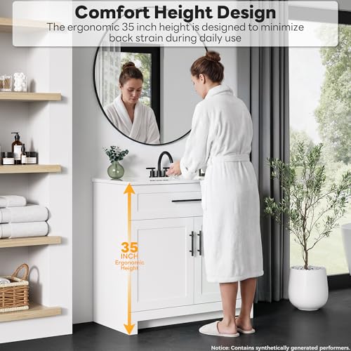 LIKIMIO 36" Bathroom Vanity with view 5