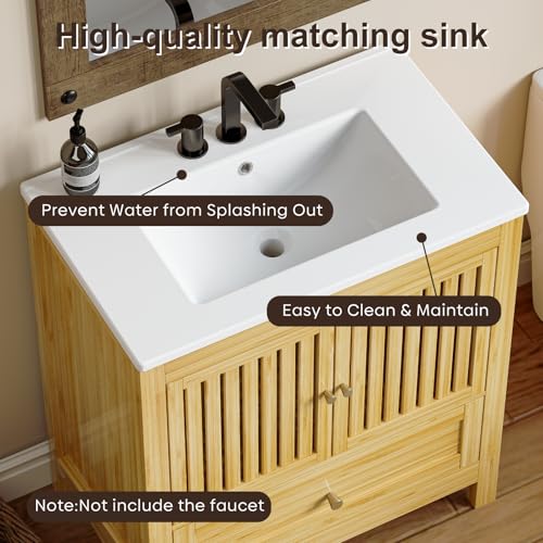 ELEVACHIC 30" Bathroom Vanity with view 3