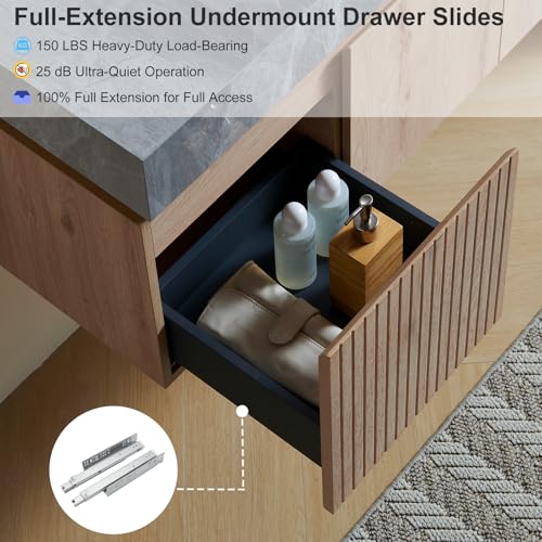 Ambrovina 48" Floating Bathroom Vanity view 5