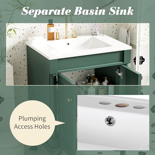 Merax 24" Bathroom Vanity with view 4