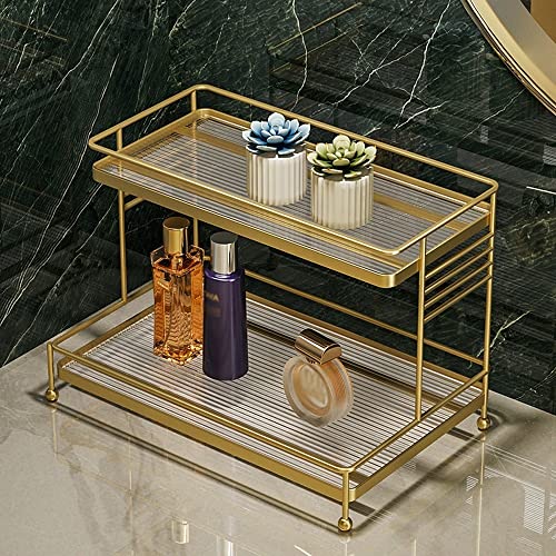 SKIHOT Bathroom Organizer Countertop 2-Tier view 4