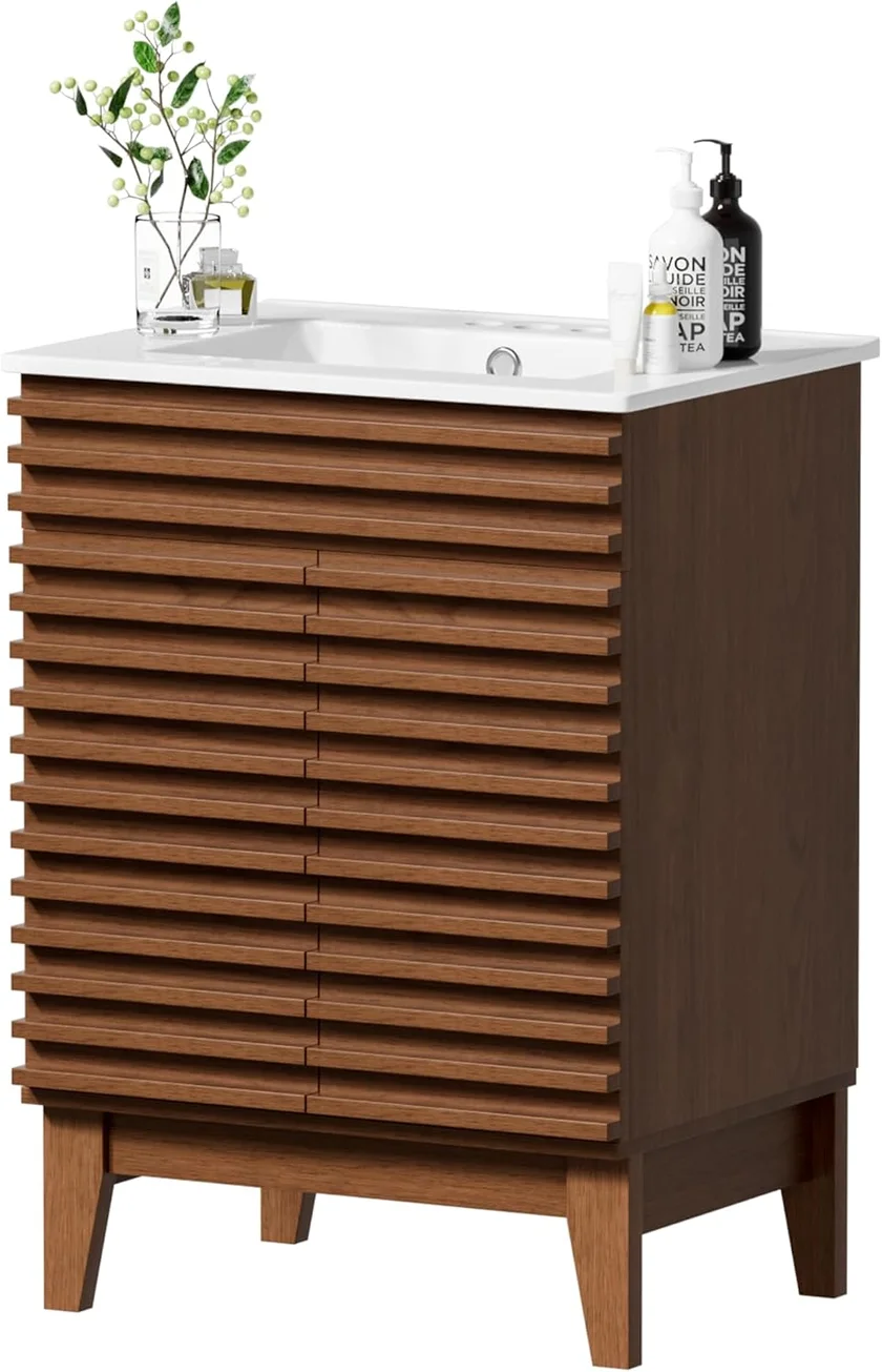 APRILSOUL 24 Inch Mid-Century Vanity