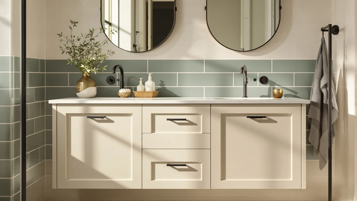 Bathroom Vanity vs Built in comparison